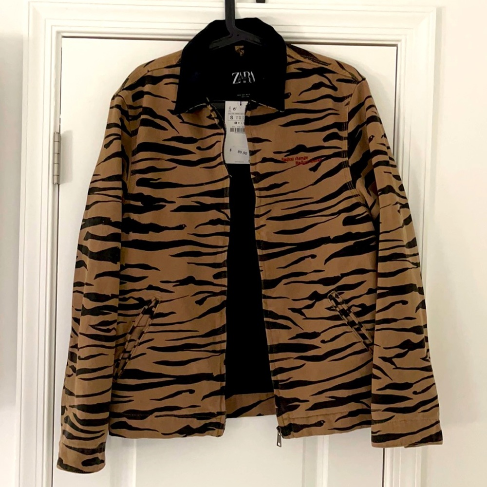 Zara Jacket Animal Print